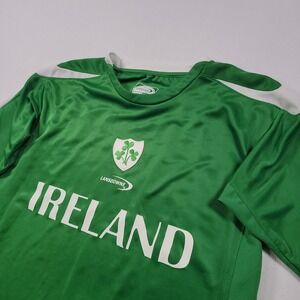 Lansdowne Men Ireland Soccer Jersey Size S Green Shamrock Futbol Football